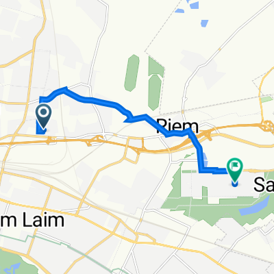 Ina-Seidel-Bogen 35, München nach Heinrich-Böll-Straße 57, München