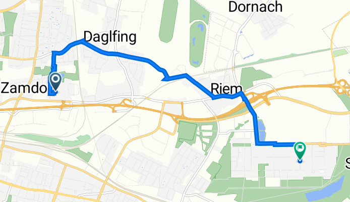 Ina-Seidel-Bogen 35, München nach Heinrich-Böll-Straße 57, München