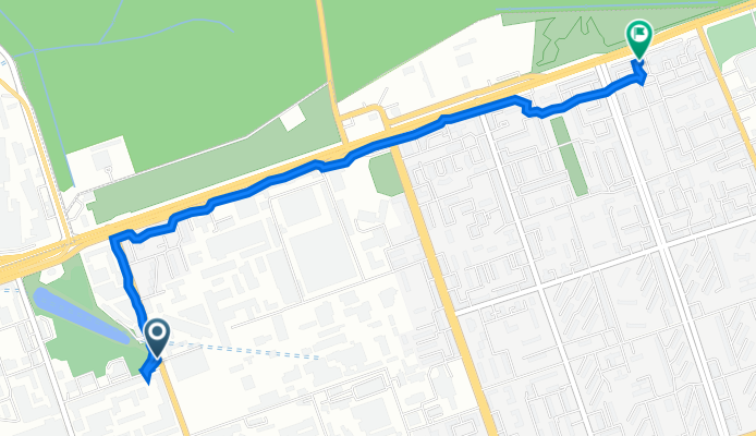 От улица Плеханова 7, Москва до шоссе Энтузиастов 76, Москва