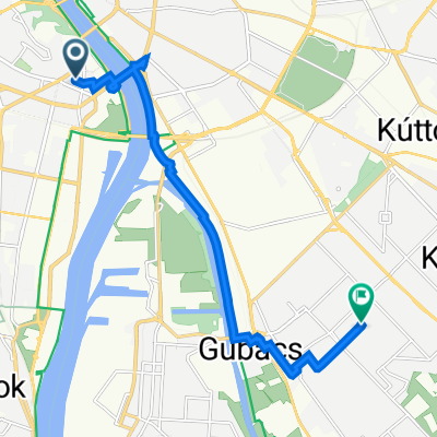 Lágymányosi utca 12., Budapest to Lázár utca 20., Budapest