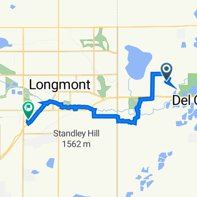 11655 Victor Dr, Longmont to 1240 S Hover St, Longmont
