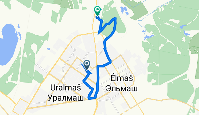 улица Избирателей, 26, Екатеринбург до проспект Космонавтов, 108В, Екатеринбург