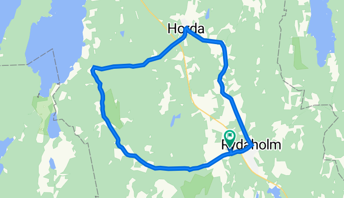 Västra vägen 14, Rydaholm to Västra vägen 17, Rydaholm