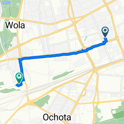 Prosta 18, Warsaw to Juliana Konstantego Ordona 1, Warsaw