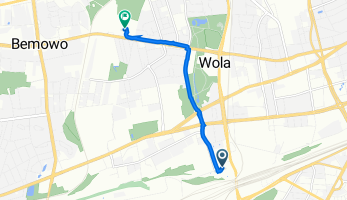Juliana Konstantego Ordona 1, Warsaw to Koło, Warsaw