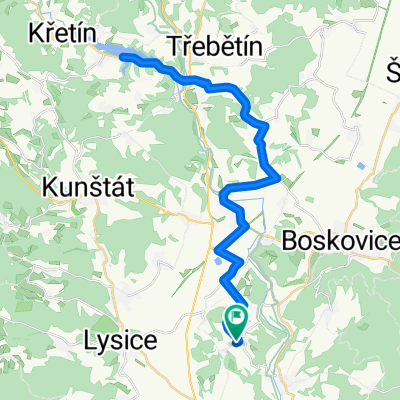 lehká projížďka na Křetinku