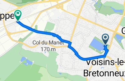 Route in der Bikemap App öffnen