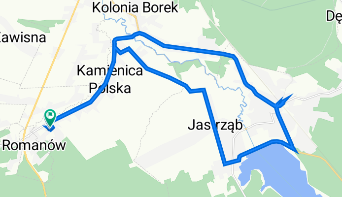 Janiny Domagalskiej 20, Kamienica Polska do Janiny Domagalskiej 18, Kamienica Polska