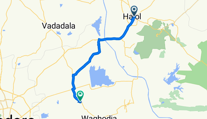 Halol to waghodia, Vadodara