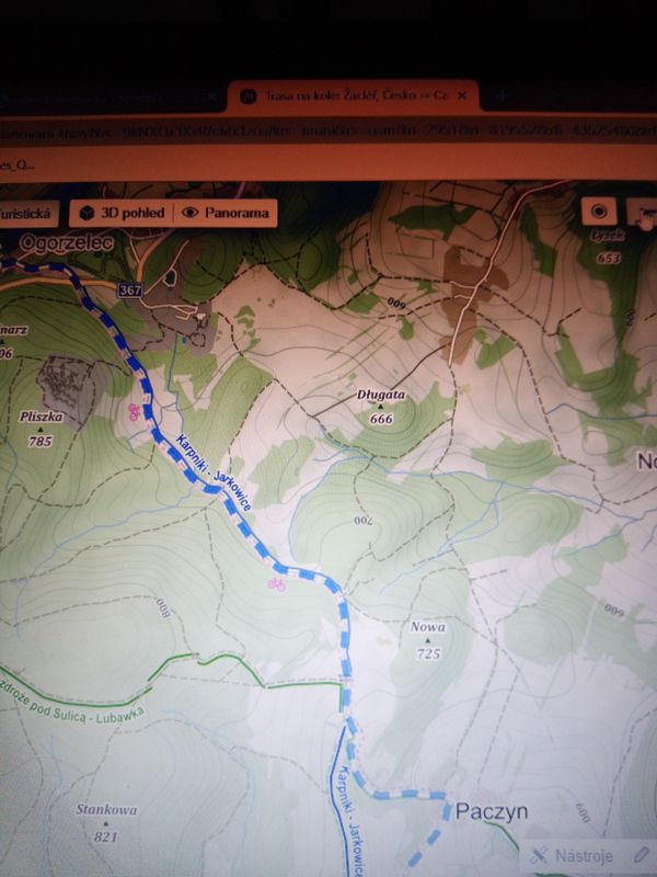 náměstí Josefa Čapka, Žacléř do Droga bez nazwy