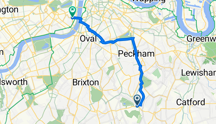 516 Dukes Court, Lordship Lane, London to 77–79 Marsham St, London