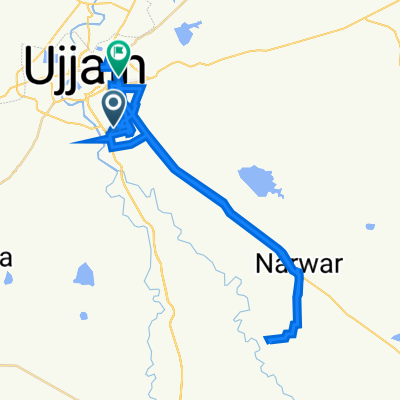 Ujjain to 5QMV+WG6, Ujjain