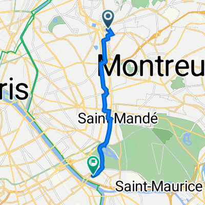 22 Rue des Bruyères, Les Lilas à 4 Rue du Président Kennedy, Charenton-le-Pont