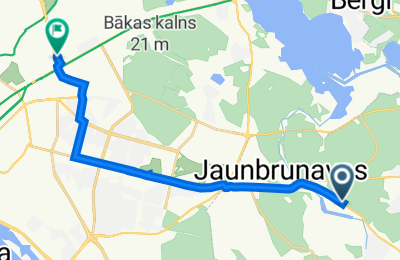 Route in der Bikemap App öffnen