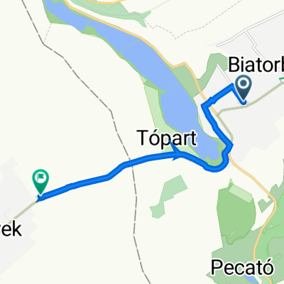 József Attila utca 1., Biatorbágy  lb to Kossuth Lajos utca, Etyek