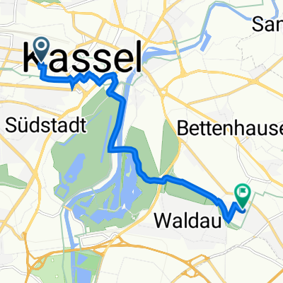 L3420 46, Kassel nach Singerstraße 56, Kassel