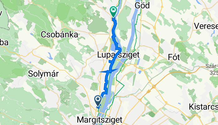 Miklós tér 1., Budapesta to Fő tér 19., Szentendre