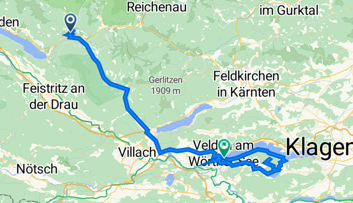 Dabor 51, Radenthein nach Seecorso 40, Velden am Wörthersee