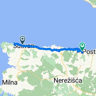 Ulica Domovinskog rata 14, Sutivan to Riva 7–15, Splitska