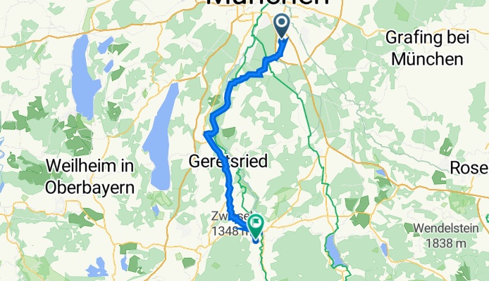 Hofmarkweg 1, Unterhaching nach Dorfstraße 30, Wackersberg