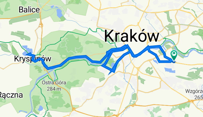 Przewóz 55, Краків до Przewóz 40A, Краків