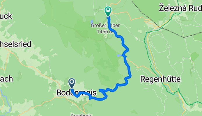 Kötztinger Straße 34, Bodenmais nach Brennes 26, Bayerisch Eisenstein