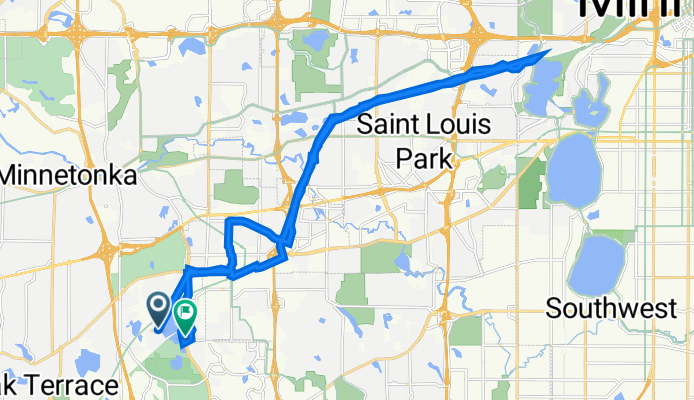 Dominick Drive 5301, Minnetonka to Beachside Drive 5215, Hopkins
