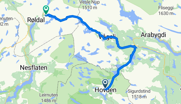 Dag 4 Hovden - Roldal