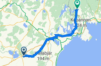 Route in der Bikemap App öffnen