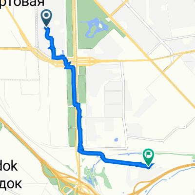 5-й Предпортовый проезд, 8 к2, Санкт-Петербург до Пулковское шоссе, 42 к6 с1, Санкт-Петербург
