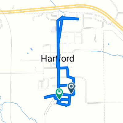 North Street 22, Hartford to Middle Street 39, Hartford