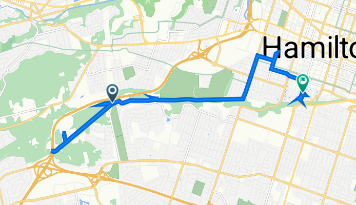 Bruce Trail, Hamilton to 105 Aberdeen Ave, Hamilton
