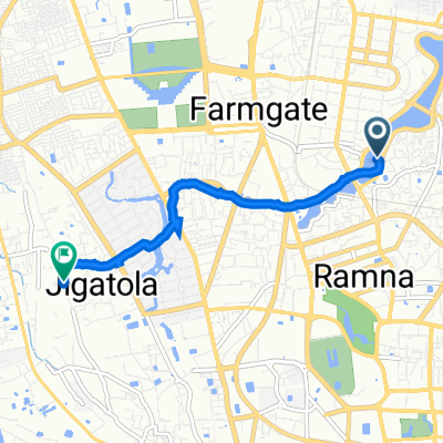 Hatirjheel Link Road,  to Sher-E-Bangla Main Road,