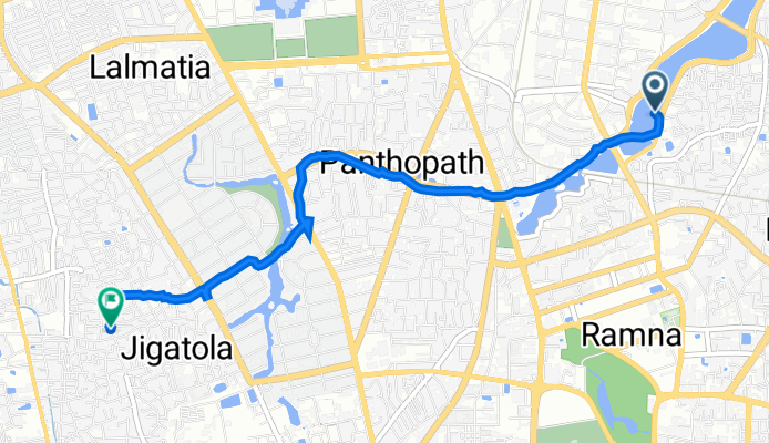 Hatirjheel Link Road,  to Sher-E-Bangla Main Road,