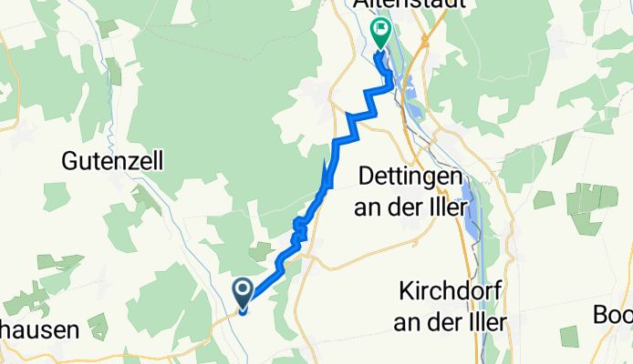 Waldenhofer Weg 14–16, Erolzheim nach Im Anger 15, Kirchberg an der Iller