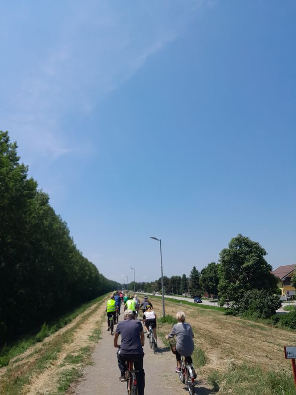 World Bicycle Day, June 3,Route to Мачвански кеј 45, Мачванска Митровица