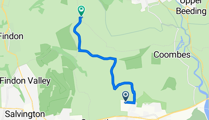 Howard Road 34, Sompting to Unnamed Road