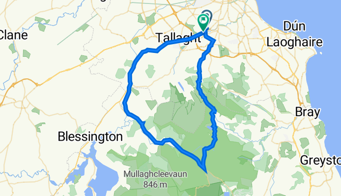 Route from Templeville Drive 44