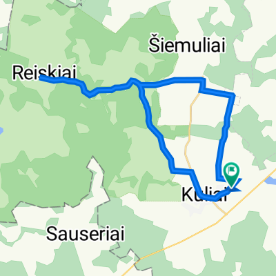 Saulėtekio g. 7, Kumžaičiai to Saulėtekio g. 7, Kumžaičiai