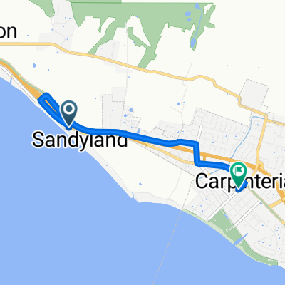 3765 Santa Claus Ln, Carpinteria to 887 Linden Ave, Carpinteria