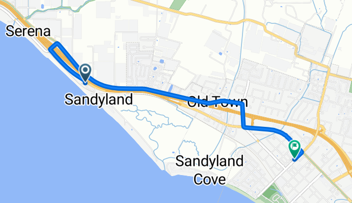 3765 Santa Claus Ln, Carpinteria to 887 Linden Ave, Carpinteria