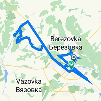 От улица Сокольская 14, Бугульма до улица Мусы Джалиля 24, Бугульма