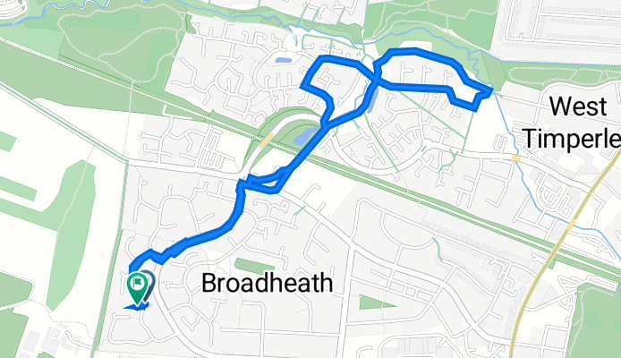 27 Widgeon Road, Altrincham to 28 Widgeon Road, Altrincham