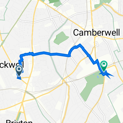 190D Stockwell Road, London to 127 Denmark Hill, London