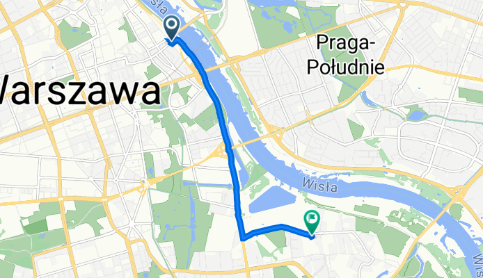 most Świętokrzyski, Warsaw to Bartycka 87, Warsaw