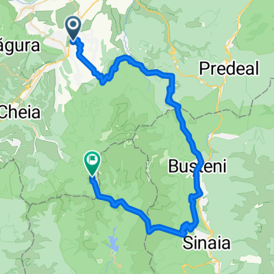 Bran-Sohodol-Cab Diham-Gura Diham-Busteni-Cota 1400-Telecabina-Cota 2000-Padina-Saua Strunga spre Simon