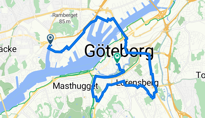 Vintergatan 3, Göteborg to Vallgatan 24, Göteborg