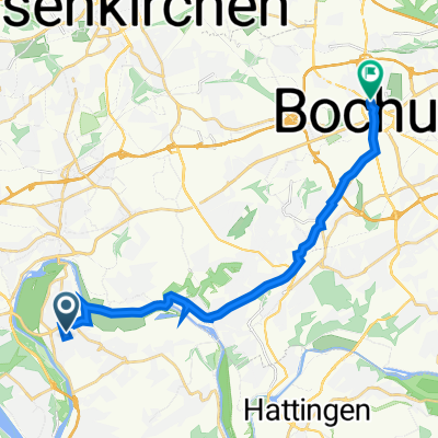 Hinseler Hof 105B, Essen nach Herner Straße 11, Bochum