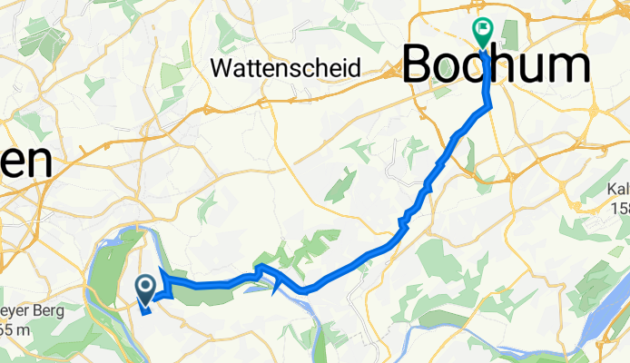 Hinseler Hof 105B, Essen nach Herner Straße 11, Bochum