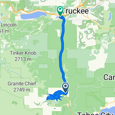 2905 River Rd, Olympic Valley to 11530 Dolomite Way, Truckee